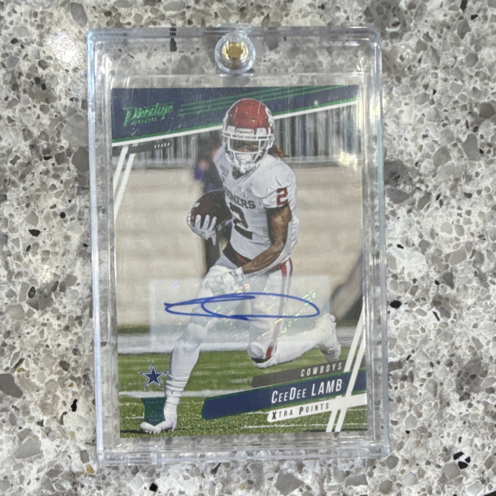 Panini 2020 Prestige CeeDee Lamb Rookie Autograph #218 Dallas Cowboys