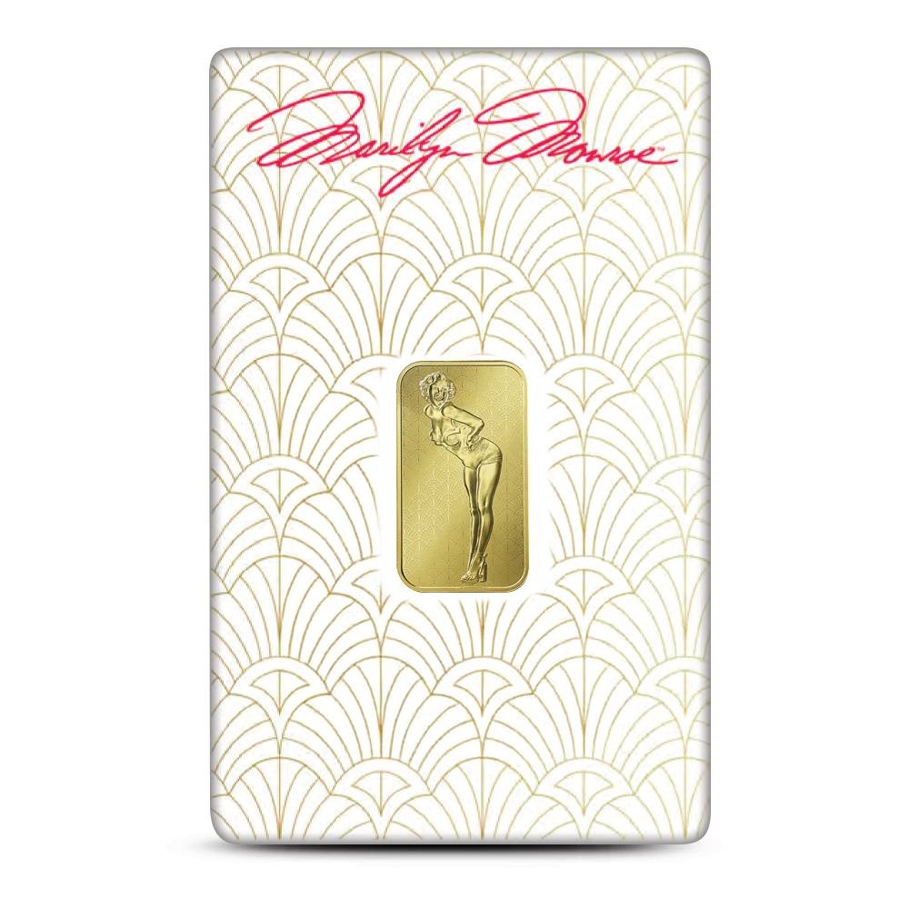 5 Gram Marilyn Monroe Gold Bar (New w Assay)