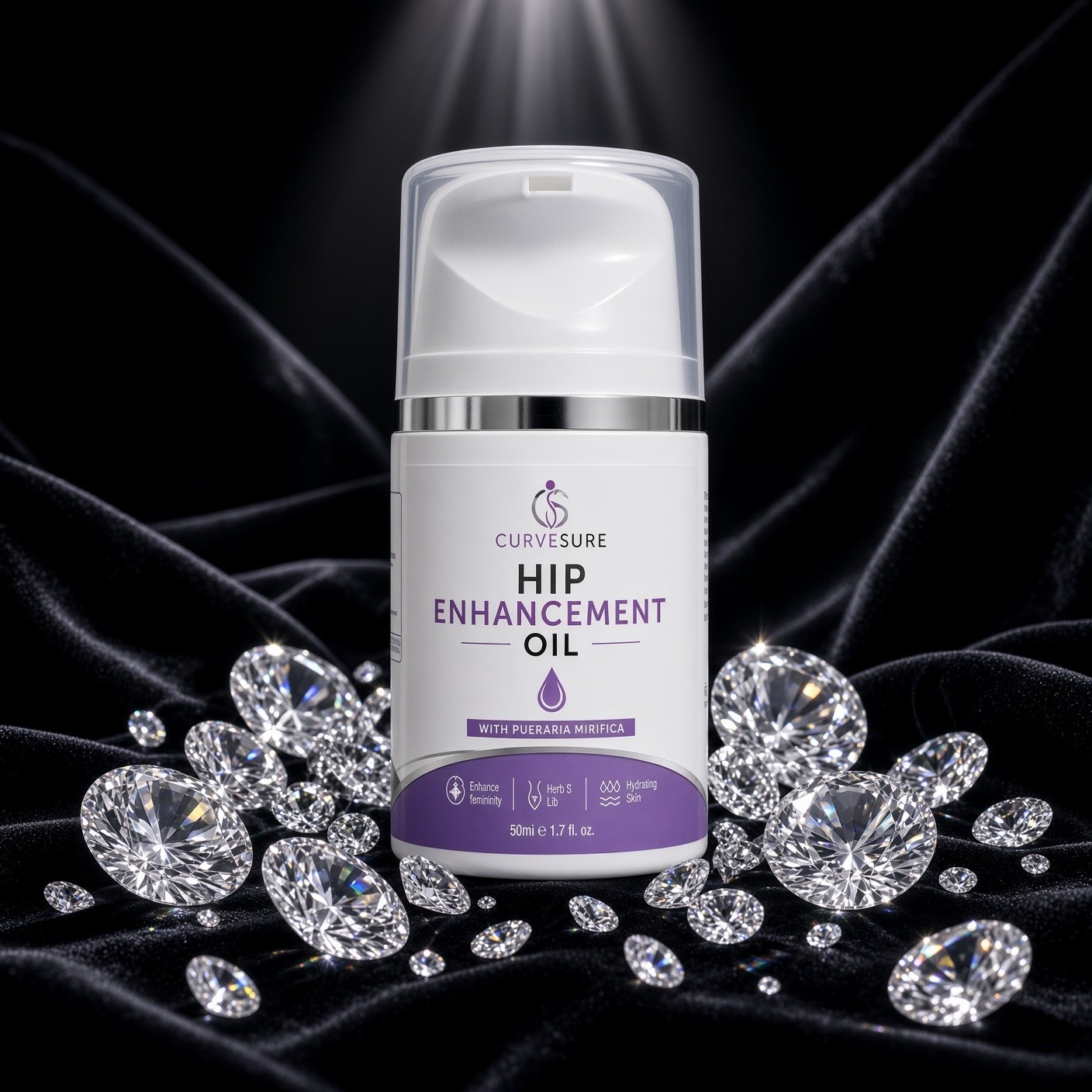 Hips and Butt Enhancement Curve Oil - by CurveSure - Large 120ML : $49.99 USA -