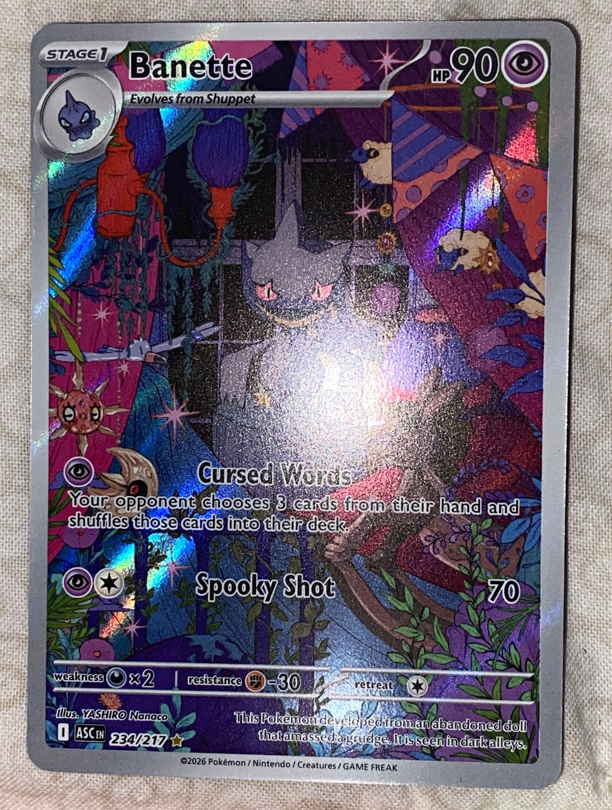 Banette 234/217 Illustration Rare Banette 234/217 Illustration Rare