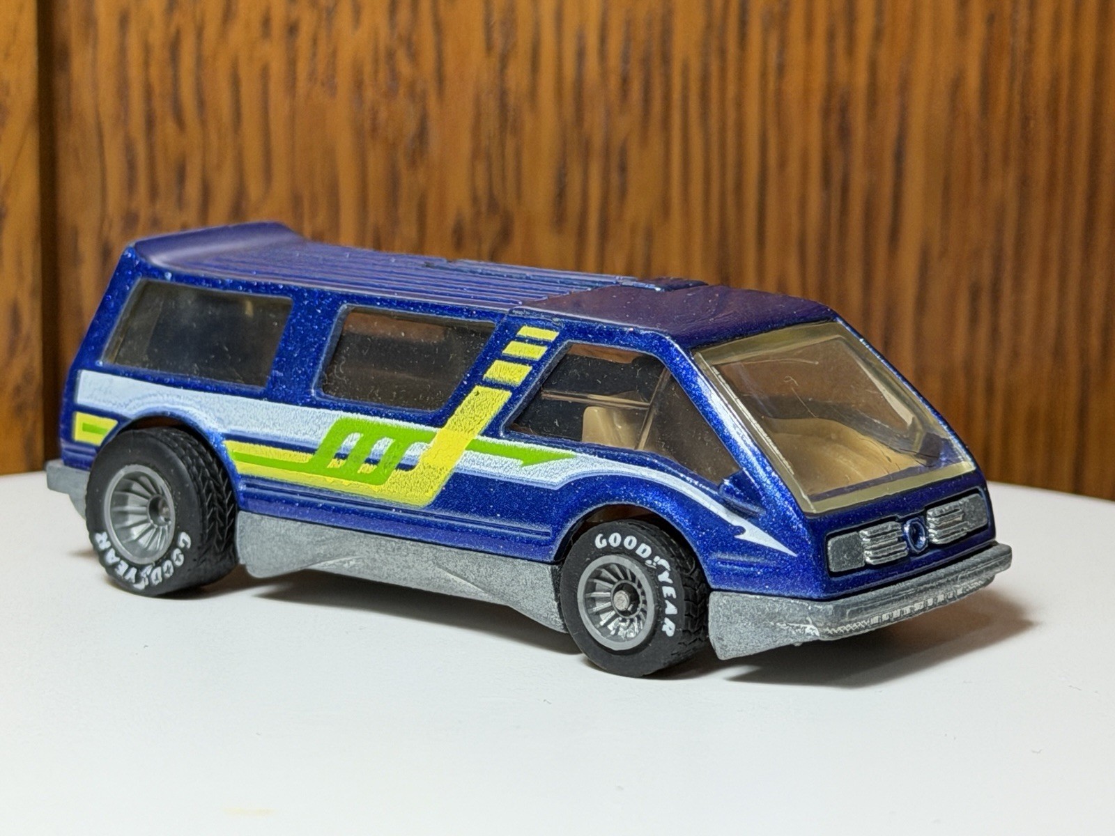 Vintage 1983 Hot Wheels REAL RIDERS Dream Van XGW Malaysia Blue Grey Hub VG+