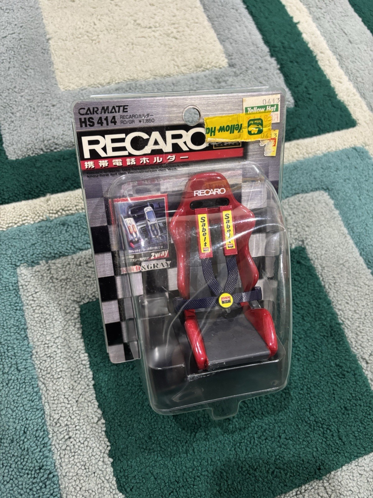 CARMATE HS 414 Vintage Phone Holder Mount RECARO JDM SABELT RARE nissan toyota 