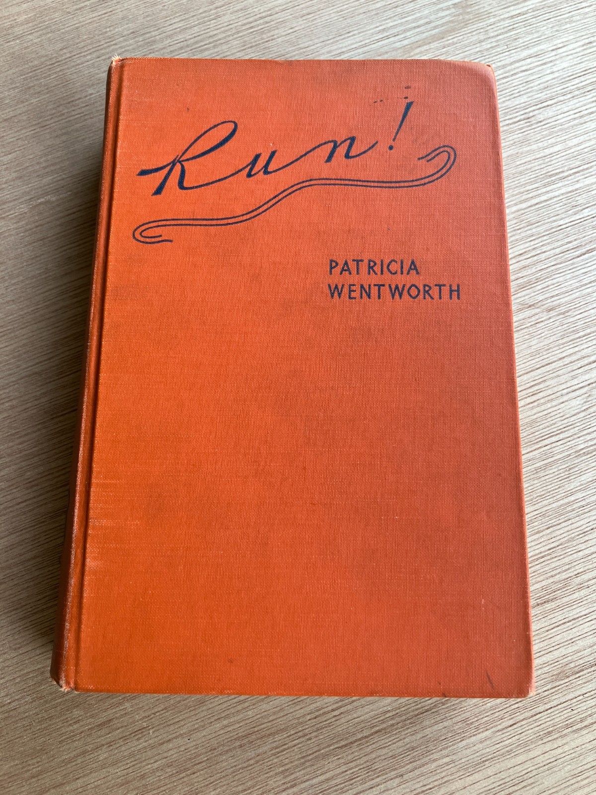 RUN PATRICIA WENTWORTH  Hardcover 1ST EDITION 1938 Lippincott RARE SCARCE NICE