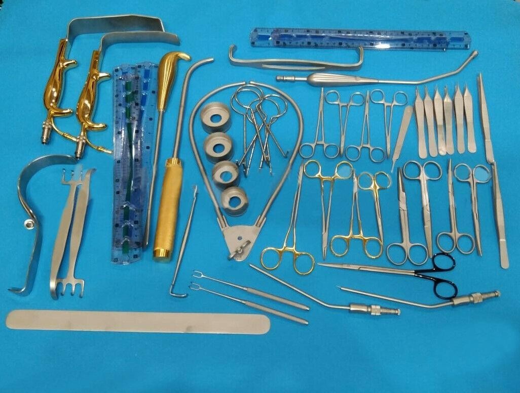 Breast Augmentation New Surgery Instruments Set German Quality 45 PC's