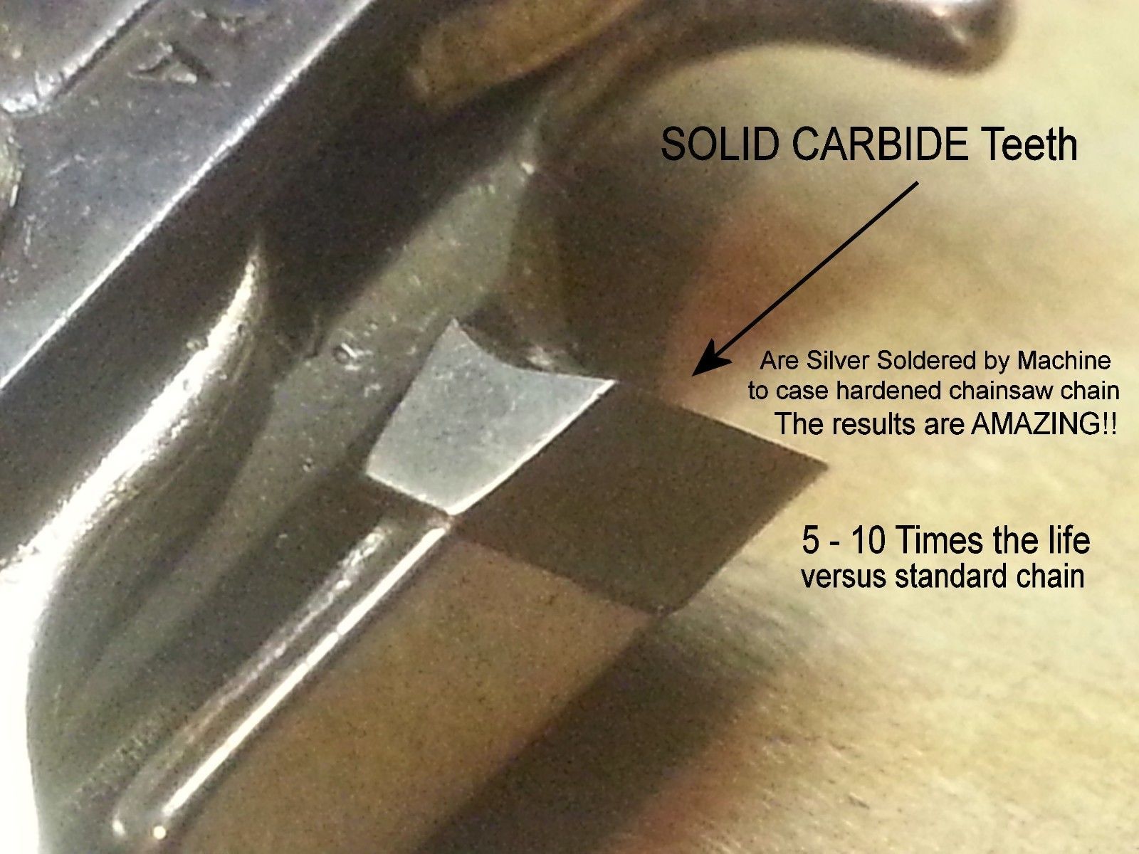 SOLID CARBIDE Chainsaw Chain for 18\