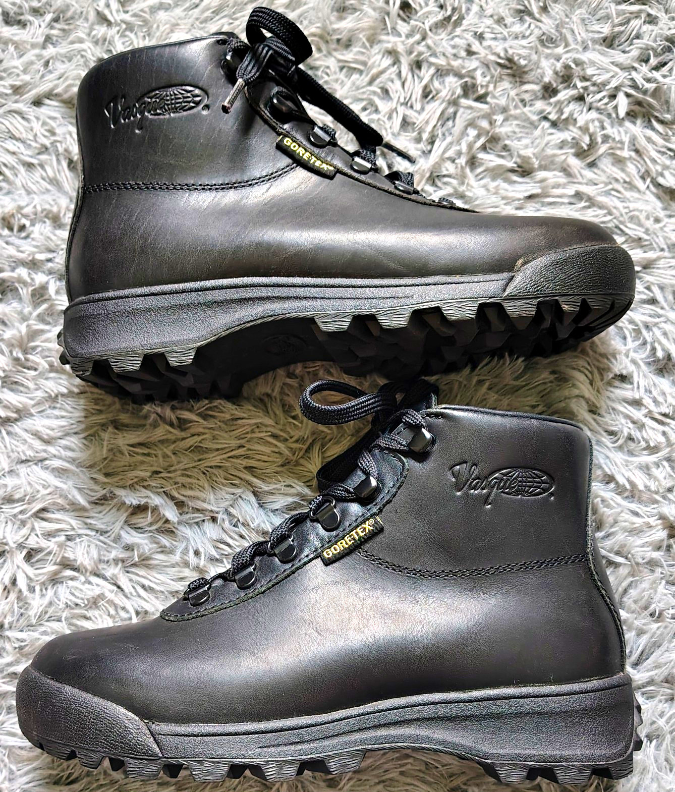 Vasque Sundowner GTX 7128 Goretex Jet Black Deadstock Men\'s Boots Size 7.5 M Vasque Sundowner GTX 7128 Goretex Jet Black Deadstock Men\'s Boots Size 7.5 M