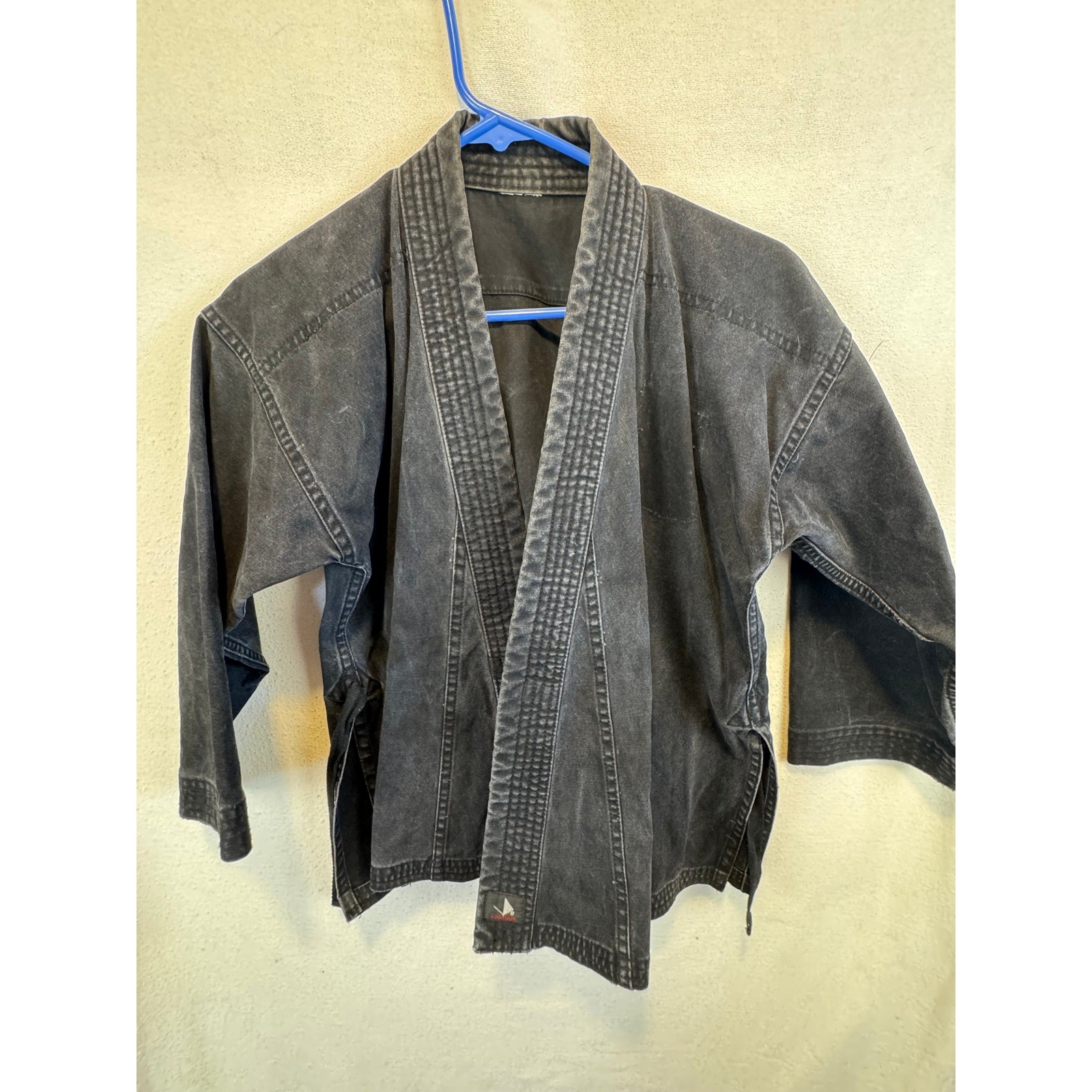 VTG Century Karate Gi Jacket Black James Lee\'s Karate School Graphic Kids Canvas VTG Century Karate Gi Jacket Black James Lee\'s Karate School Graphic Kids Canvas