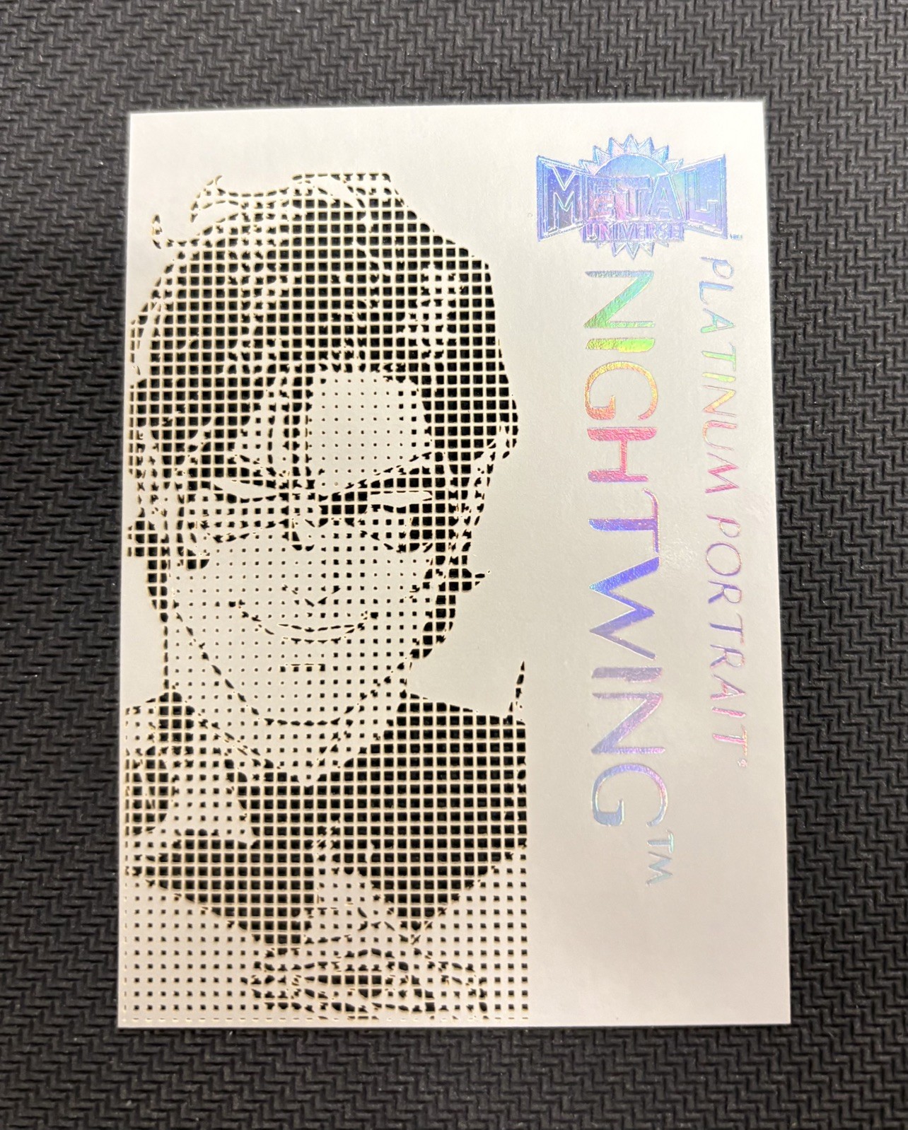 2025 Skybox Metal Universe Batman NIGHTWING #PP-14 Platinum Portrait SSP