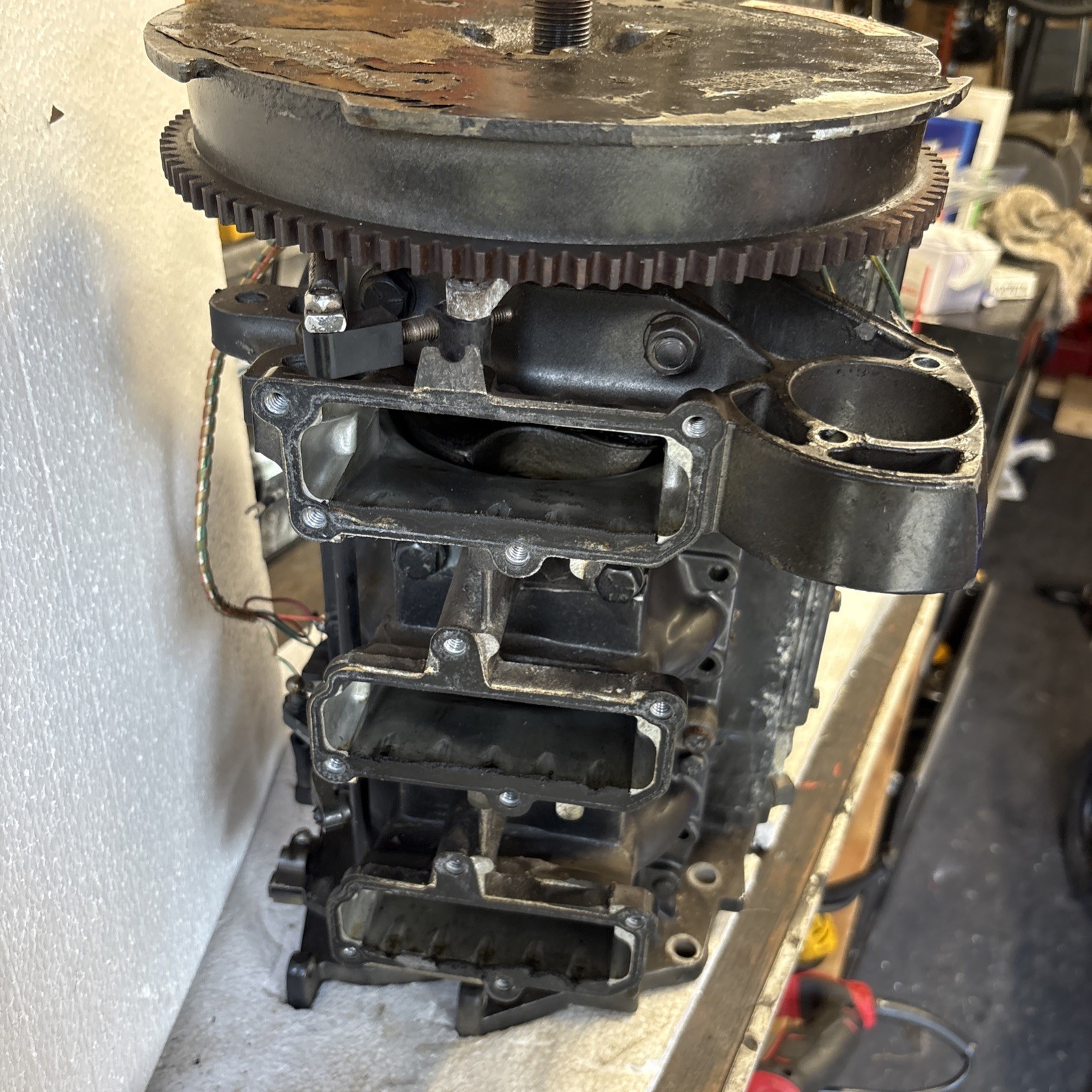 FORCE OUTBOARD MOTOR POWERHEAD 85 HP OEM POWER HEAD with flywheel  Stator CDI