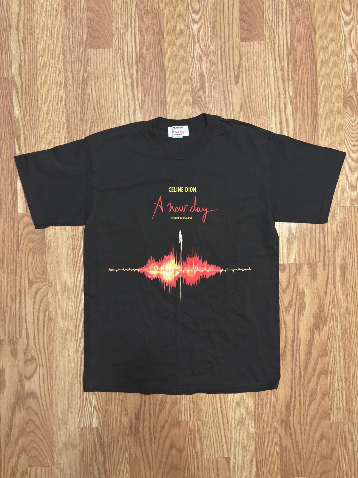 Vintage 2000s Celine Dion A New Day Las Vegas Residency Concert T-Shirt Medium