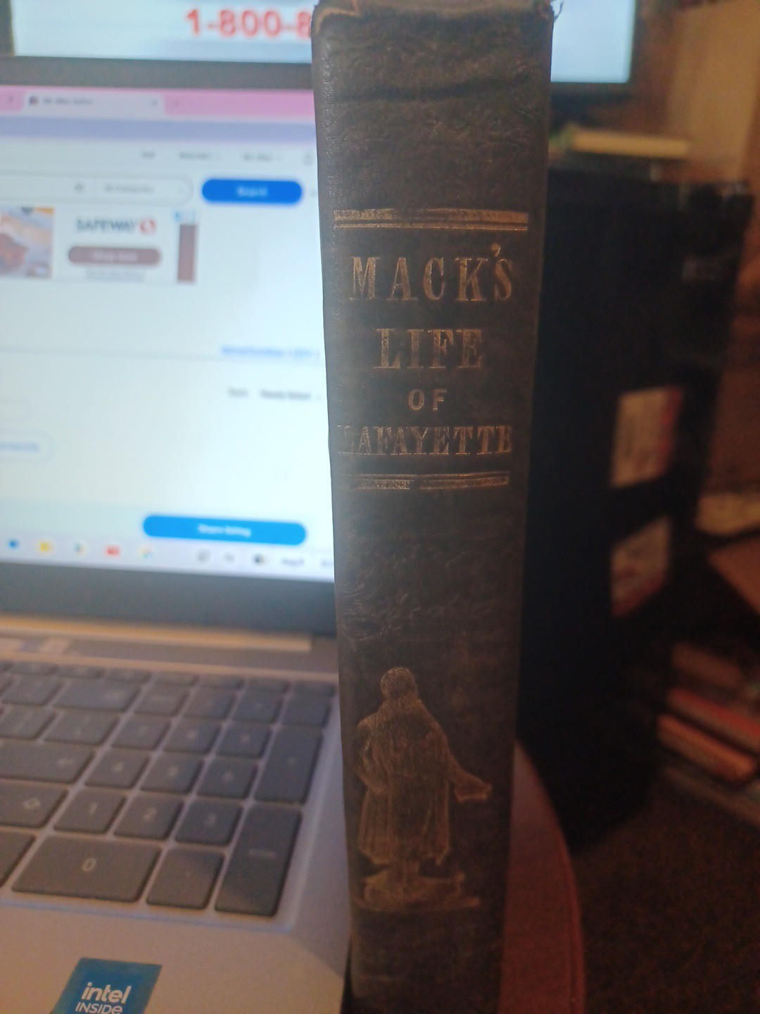 The Life of Lafayette By Ebenezer Mack (1841, Clothbound) Antique First Edition The Life of Lafayette By Ebenezer Mack (1841, Clothbound) Antique First Edition