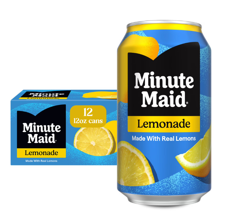 Minute Maid Lemonade Cans, 12 fl oz, 12 Pack
