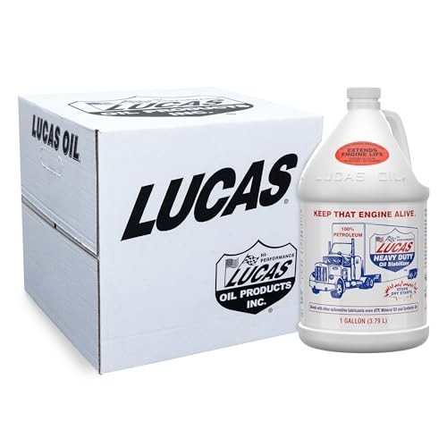 Lucas Oil 10002 Heavy Duty Oil Stabilizer - 1 Gallon (Pack of 4) Lucas Oil 10002 Heavy Duty Oil Stabilizer - 1 Gallon (Pack of 4)