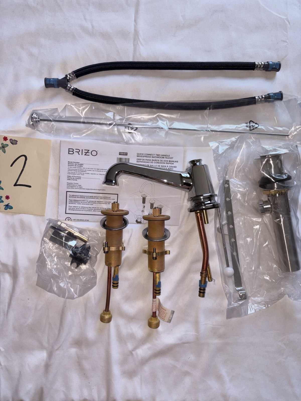 Brizo Widespread Bathroom Facial Less Handle 65378LF-PCLHP-ECO #2 Brizo Widespread Bathroom Facial Less Handle 65378LF-PCLHP-ECO #2