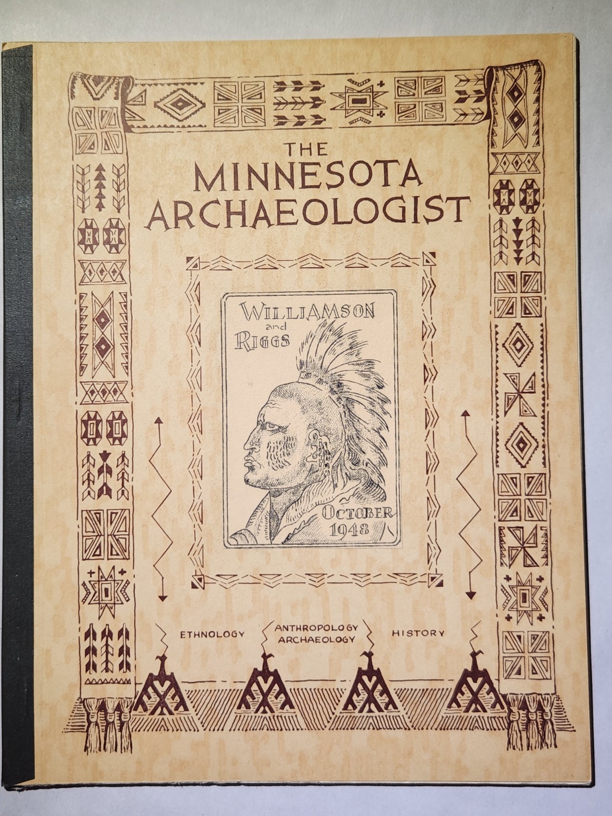 Minnesota Archaeologist, October 1948, Williamson and Riggs