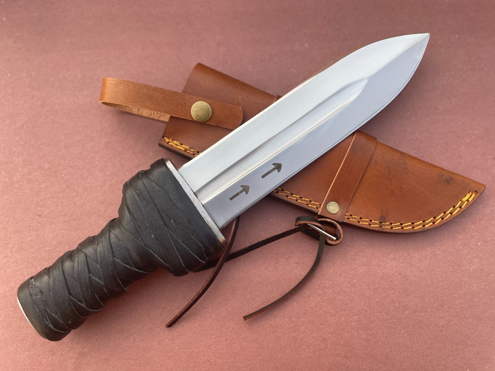 Handmade Thorfinn Dagger KNIFE, Anime Vinland Saga Carbon Steel HUNTING Knife