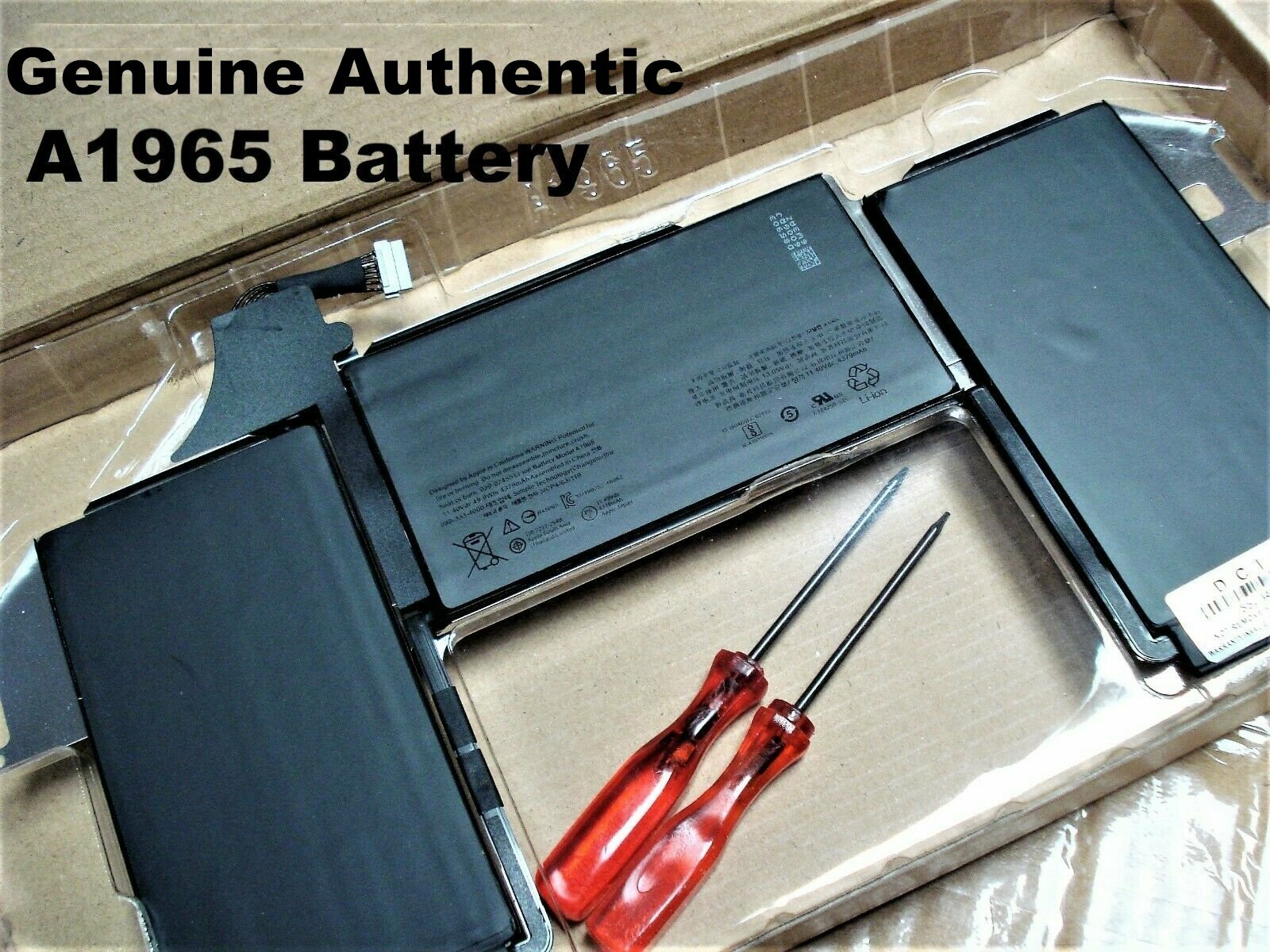 Genuine A1965 Battery Apple Macbook Air 13\'\'  Early 2020 2018 2019  A1932 A2179