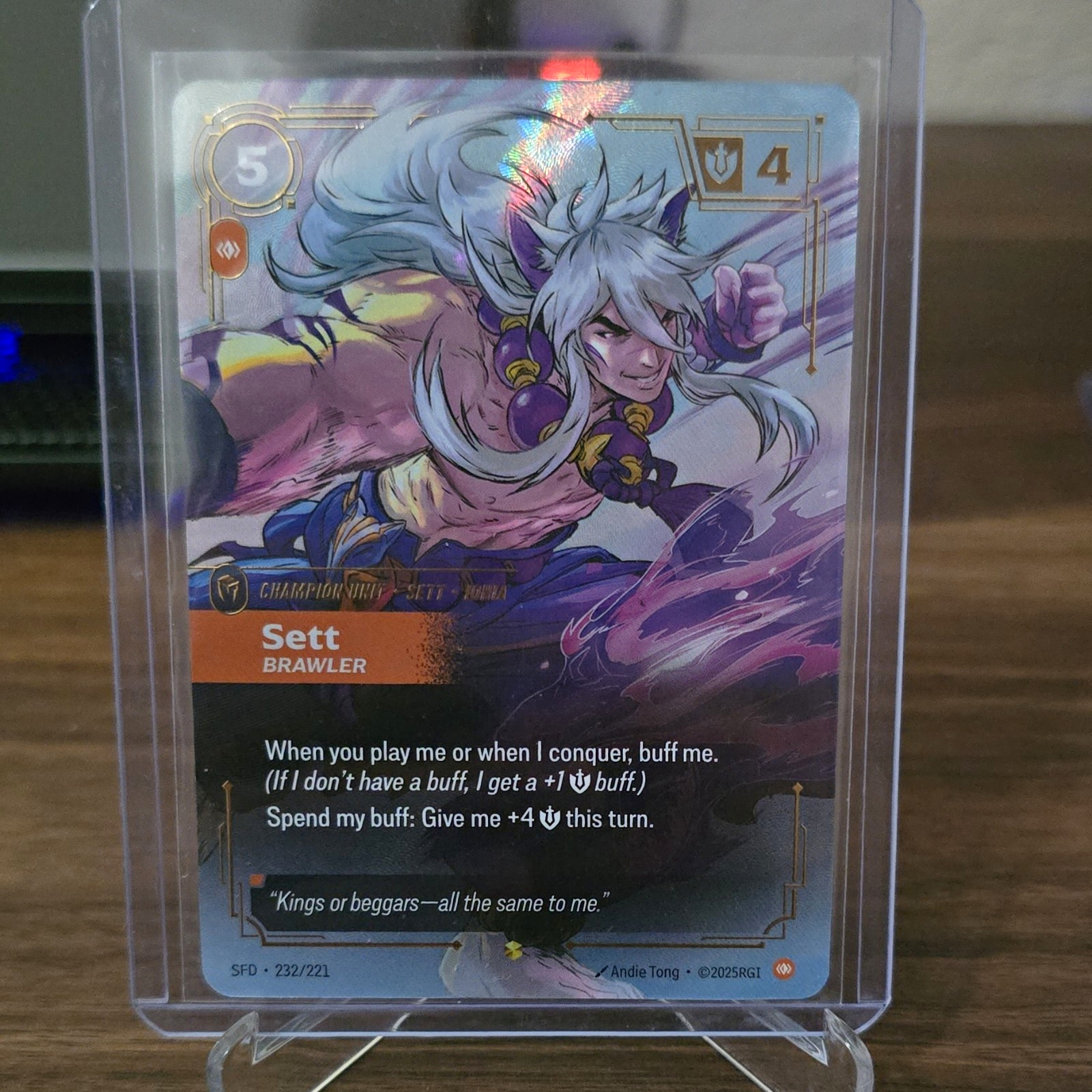 riot games sett champion unit sfd 232/221 Overnumber