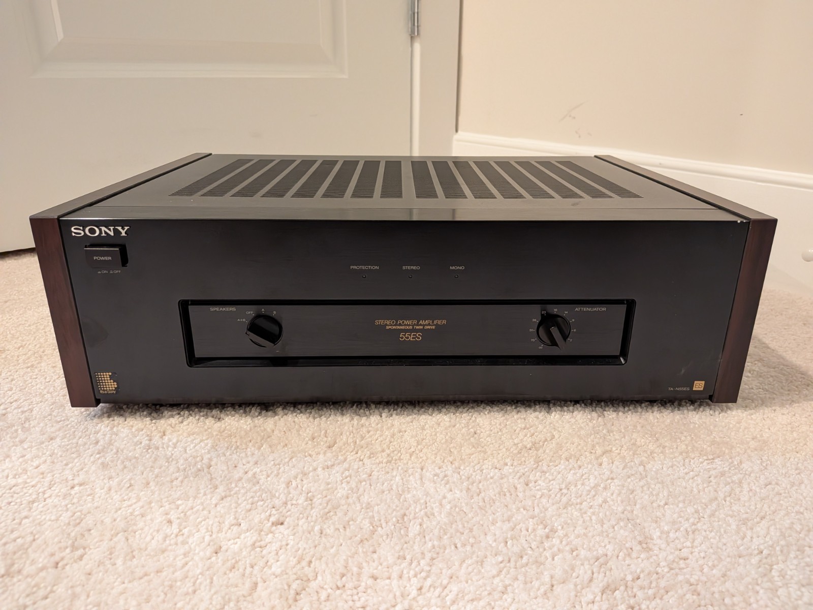 Sony TA-N55ES ES Stereo Power Amplifier Tested Working Vintage Hi-Fi