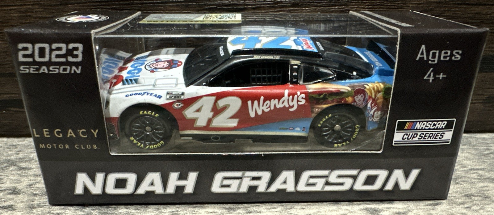 2023 Noah Gragson #42 Wendy\'s Biggie Bag Chevrolet 1/64 Action NASCAR Diecast 2023 Noah Gragson #42 Wendy\'s Biggie Bag Chevrolet 1/64 Action NASCAR Diecast
