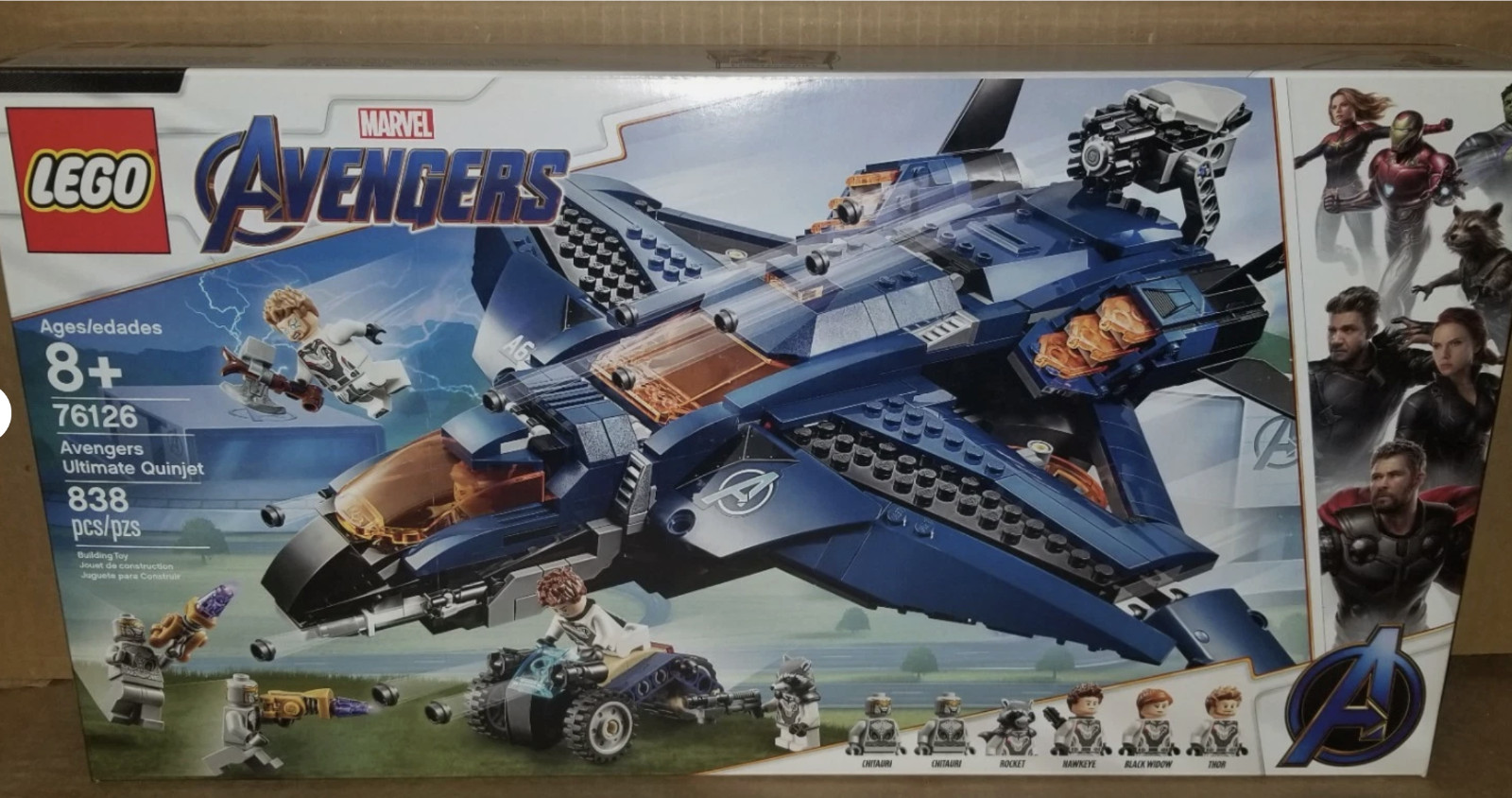 LEGO 76126 Marvel Super Heroes: Avengers Ultimate Quinjet , NEW in Sealed Box.OK LEGO 76126 Marvel Super Heroes: Avengers Ultimate Quinjet , NEW in Sealed Box.OK