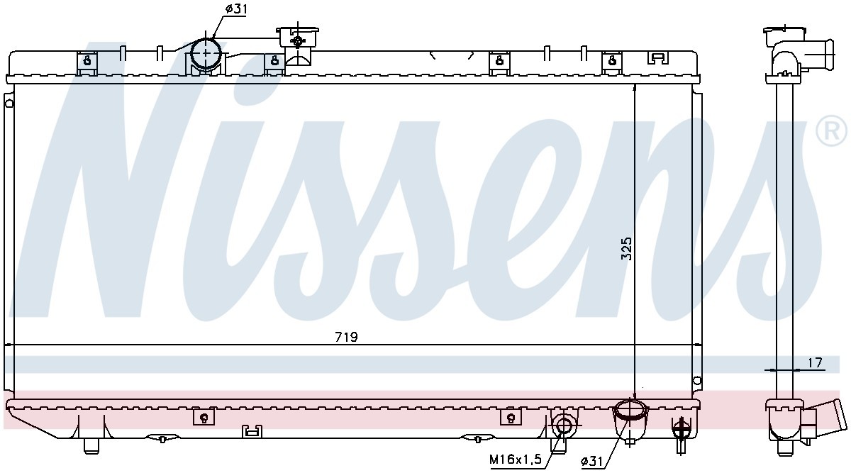 Nissens    64775    Radiator