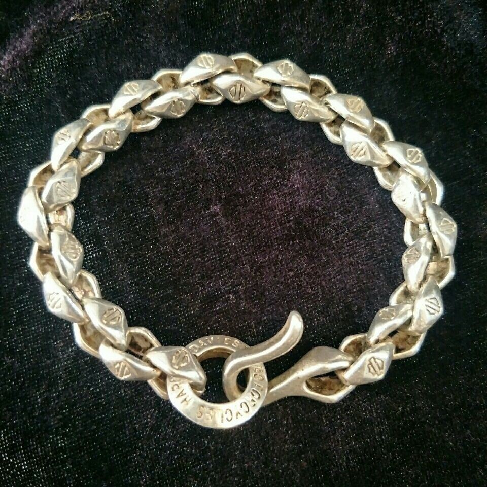 Vintage indigenous handmade hollowed out antique silver bracelet PC120