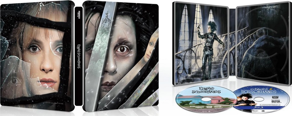 Steelbook Edward Scissorhands (4K UHD / Blu-ray + Digital) NEW Steelbook Edward Scissorhands (4K UHD / Blu-ray + Digital) NEW