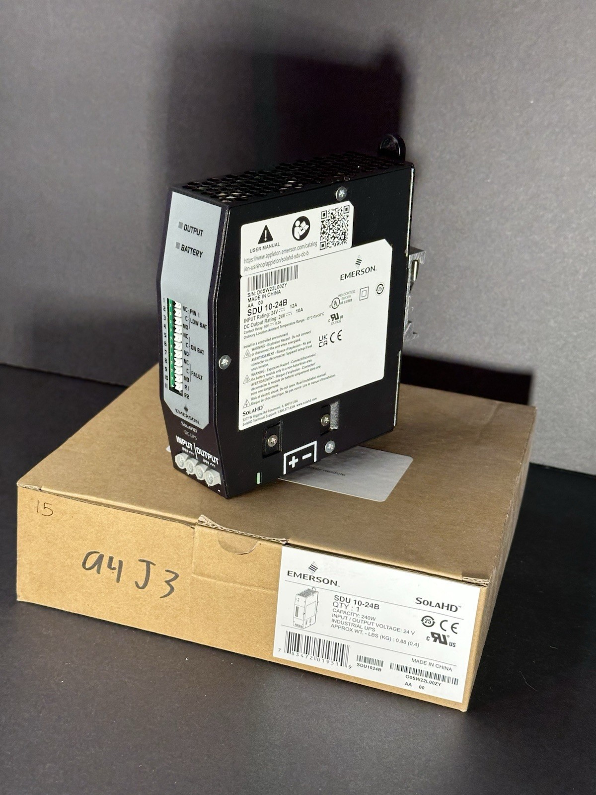 Emerson SolaHD SDU 10-24B Power Module Emerson SolaHD SDU 10-24B Power Module