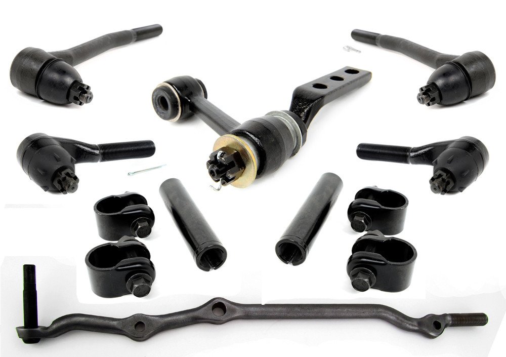 NEW 1967-1969 Ford Mustang V8 Power Steering Steering Kit Tie Rods Center Link