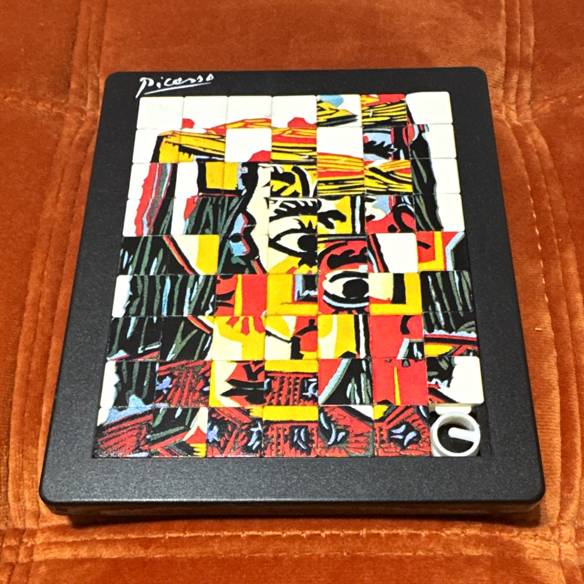 Vintage Pablo Picasso Sliding Tile Brain Teaser Art Puzzle Plastic 1962 Vintage Pablo Picasso Sliding Tile Brain Teaser Art Puzzle Plastic 1962