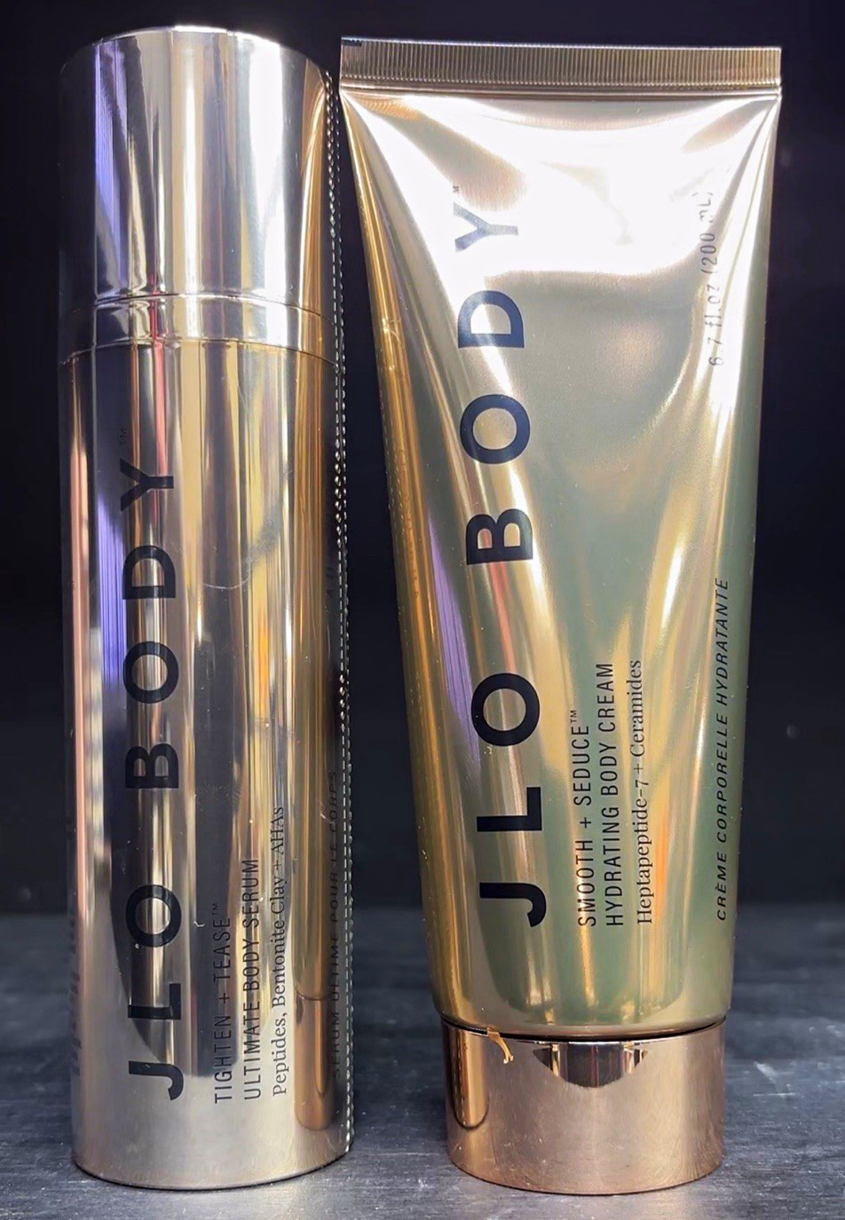 Bundle JLO Beauty Smooth + Seduce Hydrating Body Cream 6.7 fl oz+ Body Serum Set Bundle JLO Beauty Smooth + Seduce Hydrating Body Cream 6.7 fl oz+ Body Serum Set