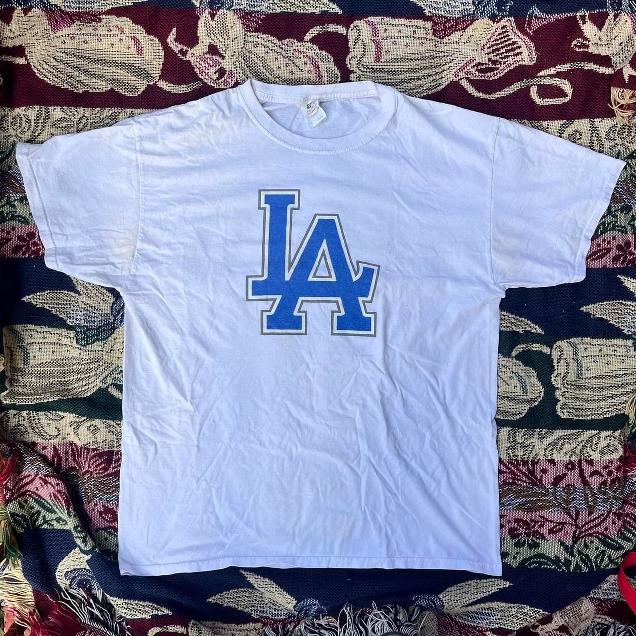 Vintage Fruit of the Loom Los Angeles Dodgers Graphic T-Shirt