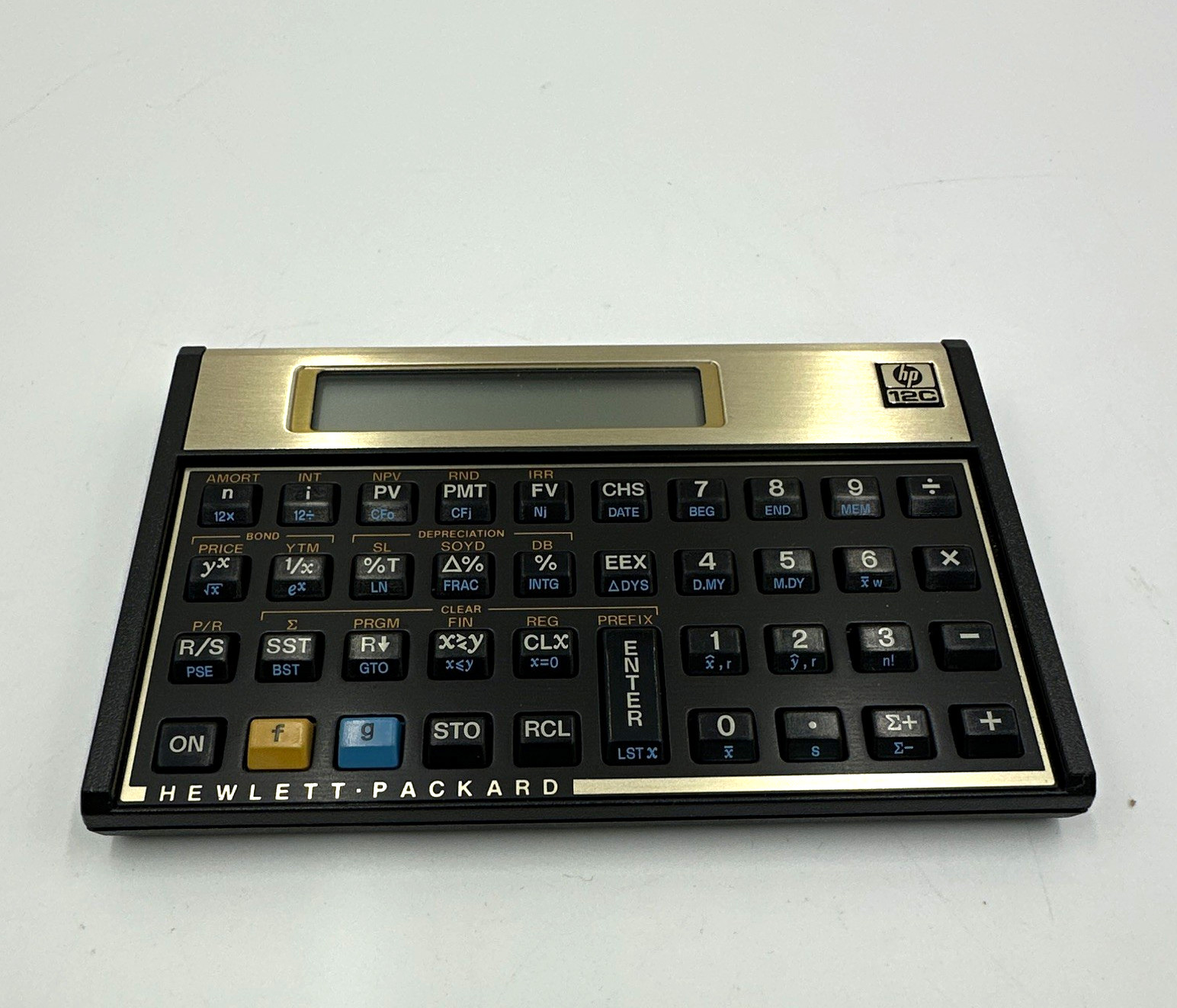 Vintage HP 12C Financial Calculator 1984 Made in USA CIB Box Sealed Manual Vintage HP 12C Financial Calculator 1984 Made in USA CIB Box Sealed Manual