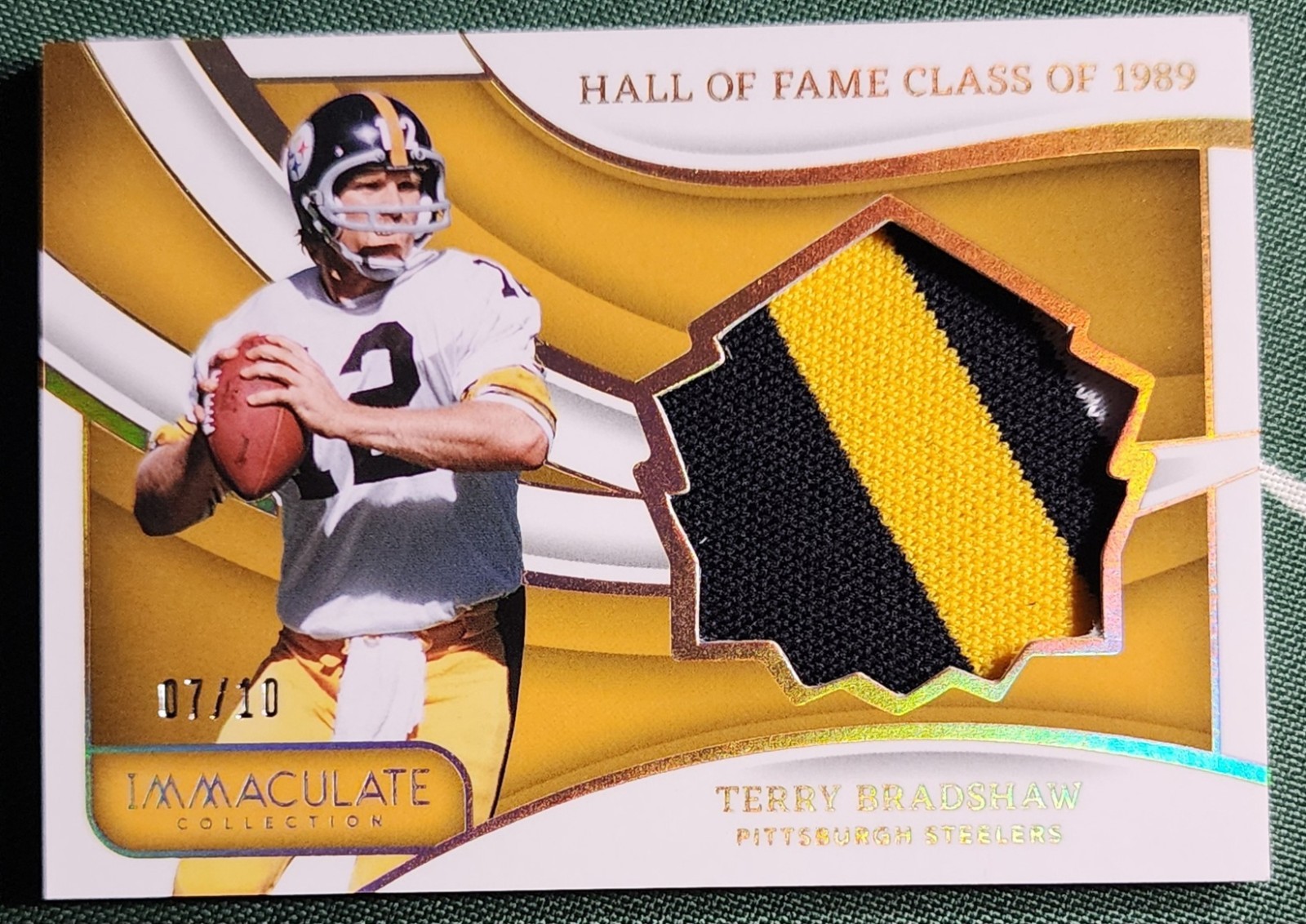 2024 Panini Immaculate Collection Football HOF c/o 1989 Terry Bradshaw 🔥/10