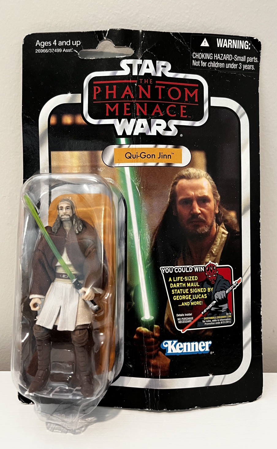Star Wars Vintage Collection Series Hasbro 2012 Qui-Gon Jinn VC75 Phantom Menace Star Wars Vintage Collection Series Hasbro 2012 Qui-Gon Jinn VC75 Phantom Menace