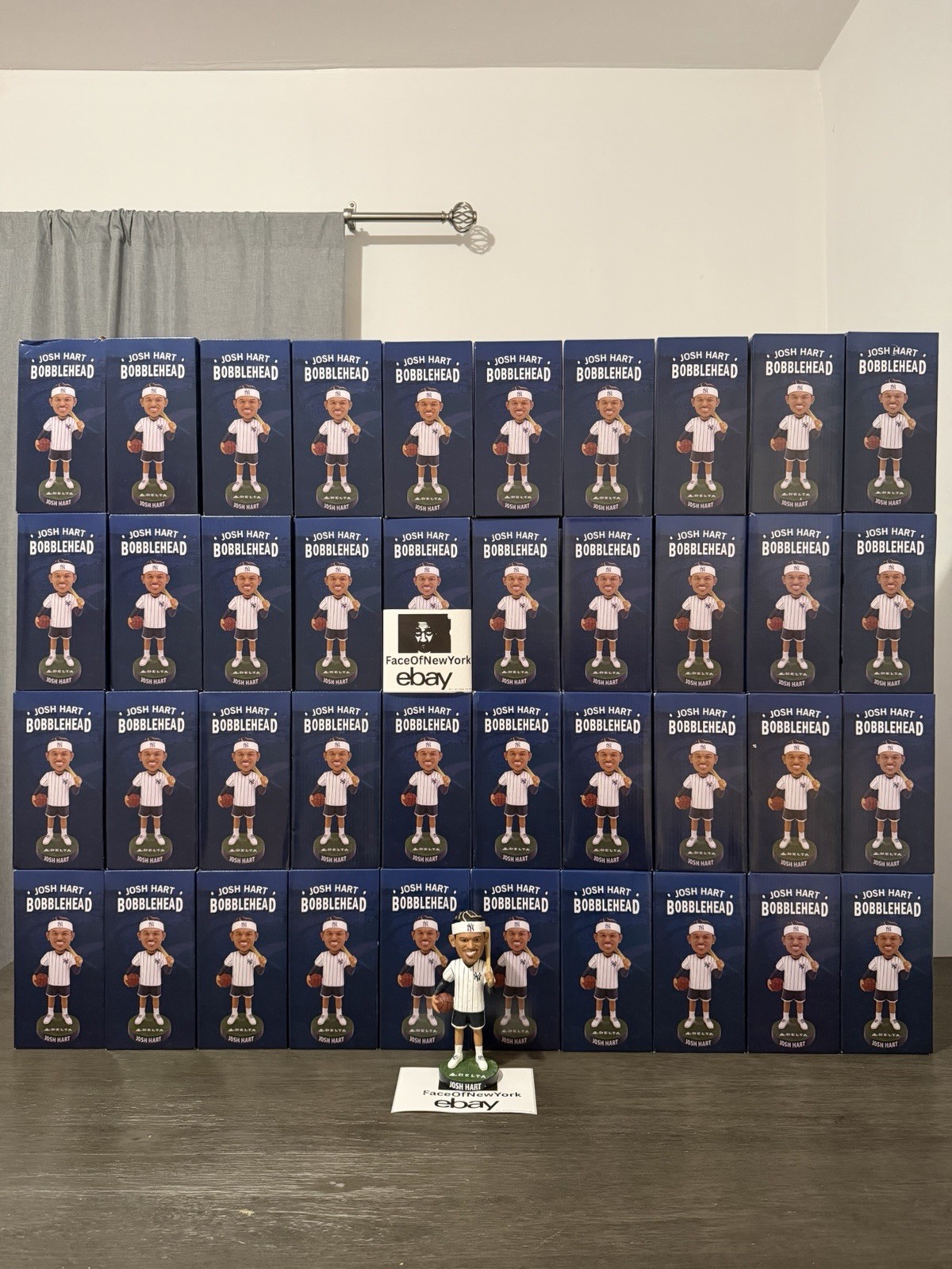 New York Yankees Josh Hart Knicks Bobblehead SGA 9/25/2026 IN-HAND BRAND NEW