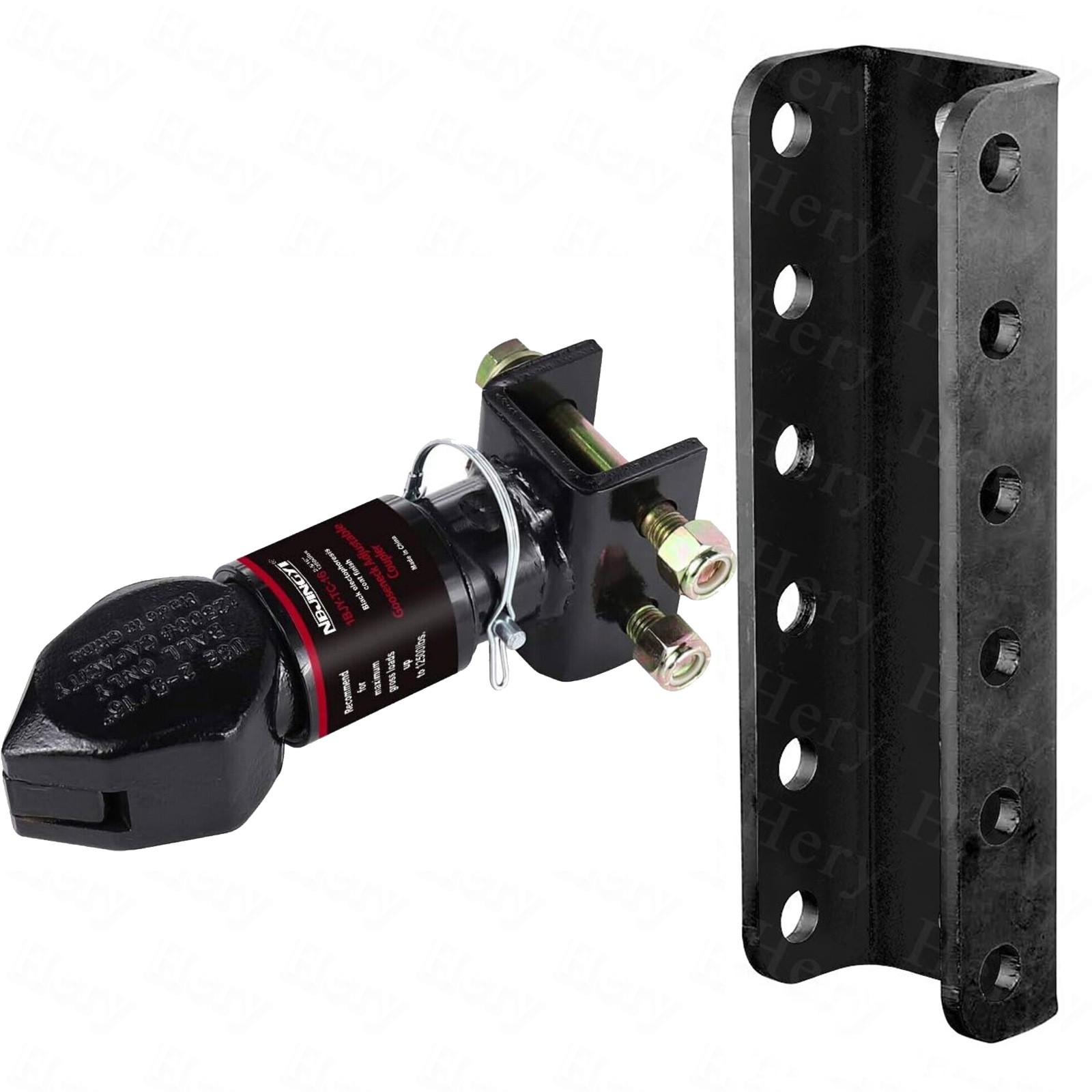 12500 lb Adjustable Trailer Tongue Coupler 2-5/16\