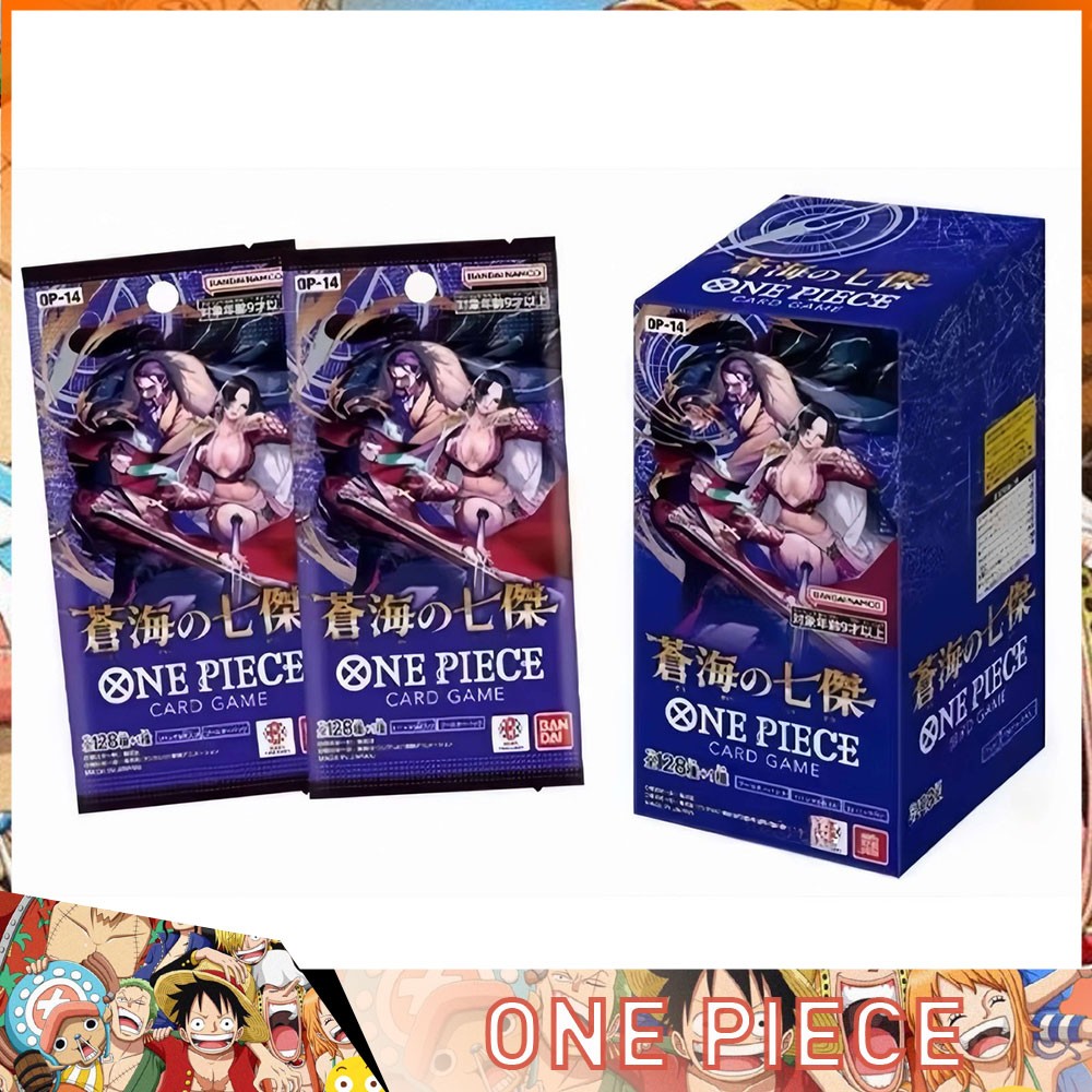 One Piece Japanese OP-14 Seven Heroes of the Blue Booster Box Sealed US