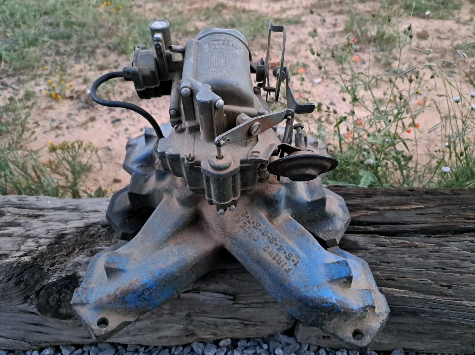 Vintage Bendix Stromberg Model WW Carburetor W/ Intake Studebaker/Chevy ?