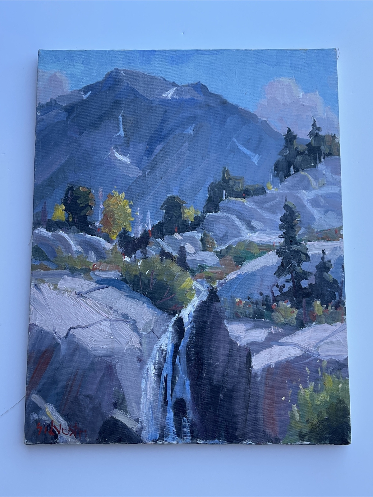 Silvio Silvestri PAINTING LANDSCAPE LISTED AMERICAN ARTIST IMPRESSIONIST Sierras Silvio Silvestri PAINTING LANDSCAPE LISTED AMERICAN ARTIST IMPRESSIONIST Sierras
