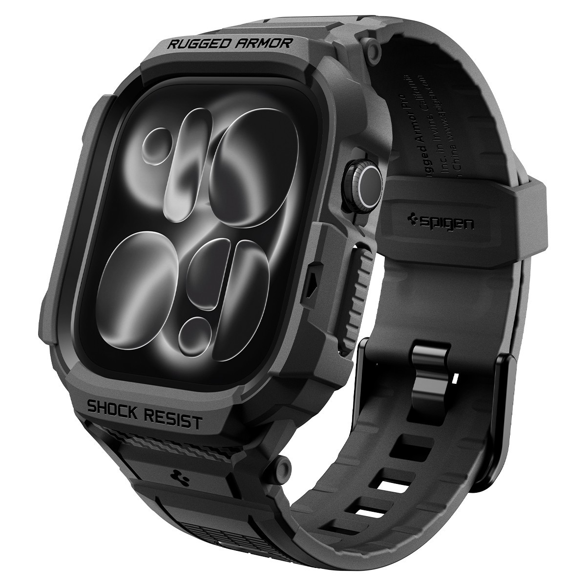 For Apple Watch Series 12 42mm 46mm | Spigen [ Rugged Armor Pro ] Case + Band