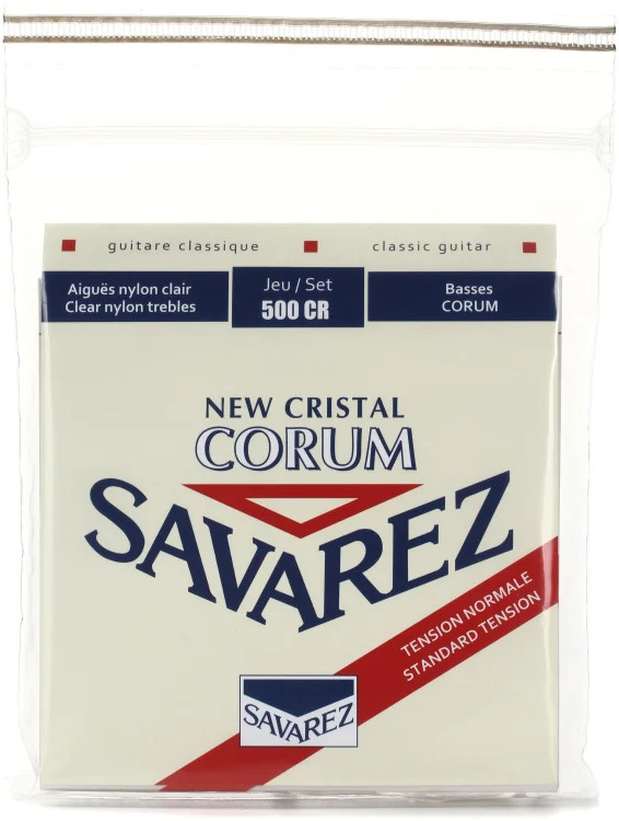 Savarez S.A. 500CR New Cristal Corum Normal Tension Classical Guitar Strings
