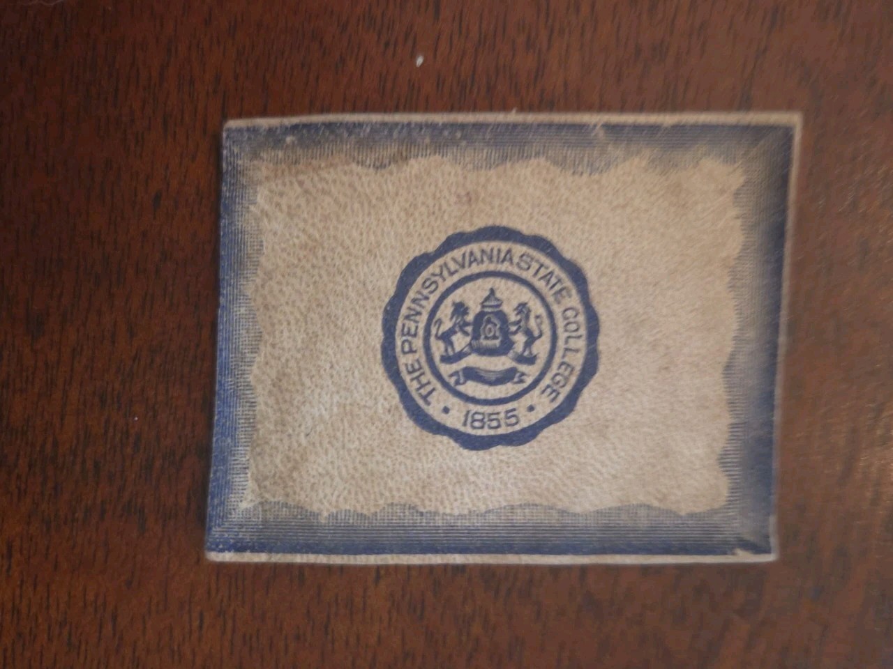 c1910s L20 tobacco / cigarette leather PENN STATE UNIVERSITY 2 Nice... c1910s L20 tobacco / cigarette leather PENN STATE UNIVERSITY 2 Nice...