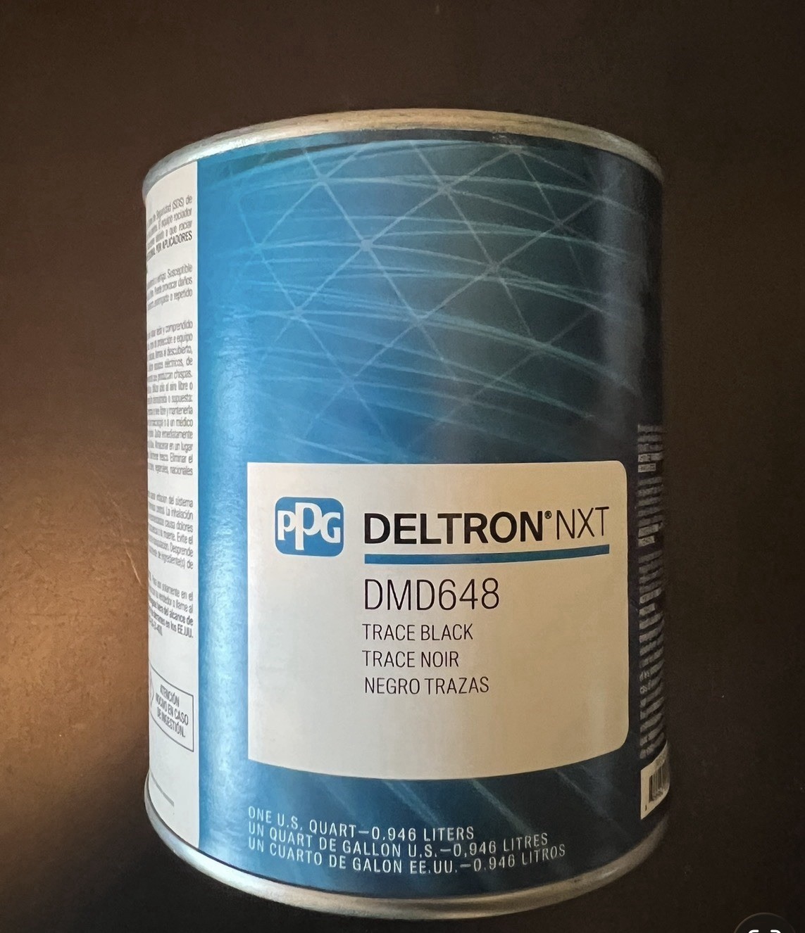 DMD648 Black PPG Refinish Deltron 1 Quart Black DMD648 Black PPG Refinish Deltron 1 Quart Black