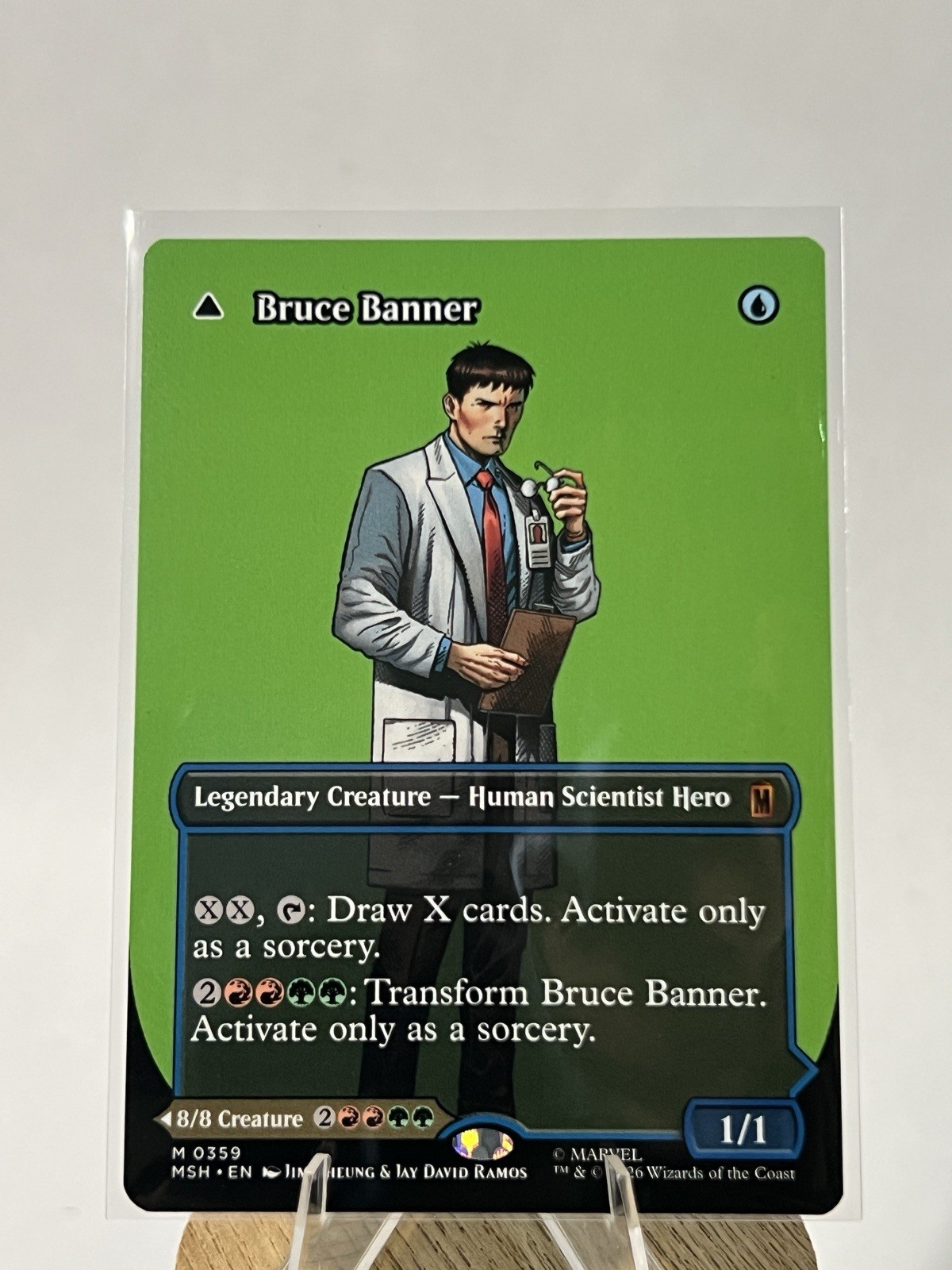 Bruce Banner (Borderless) (0359) Marvel Super Heroes Regular