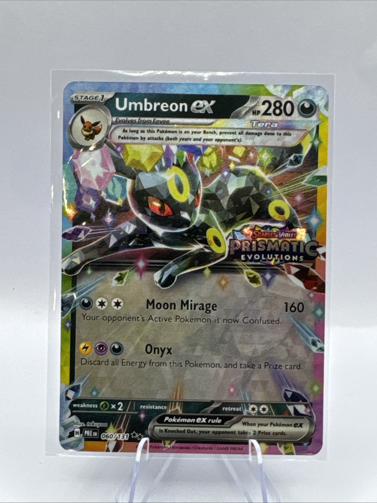 Umbreon ex - (Prismatic Evolutions) 060/131 Pokemon Card