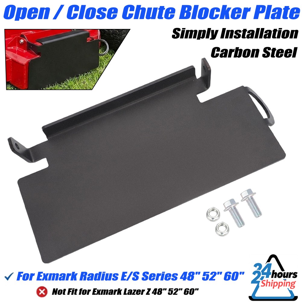 Open / Close Chute Blocker Plate For Exmark Radius E/S Series 48\