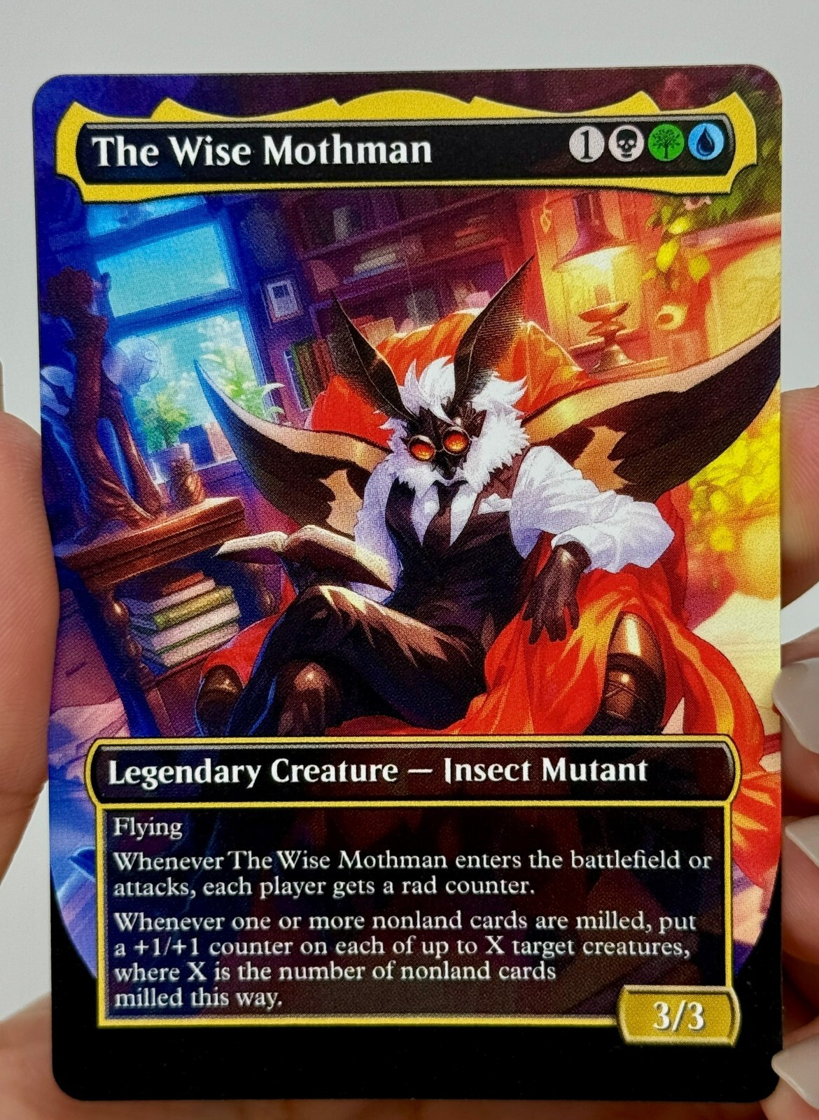 The Wise Mothman - Proxy Card with Custom designed art