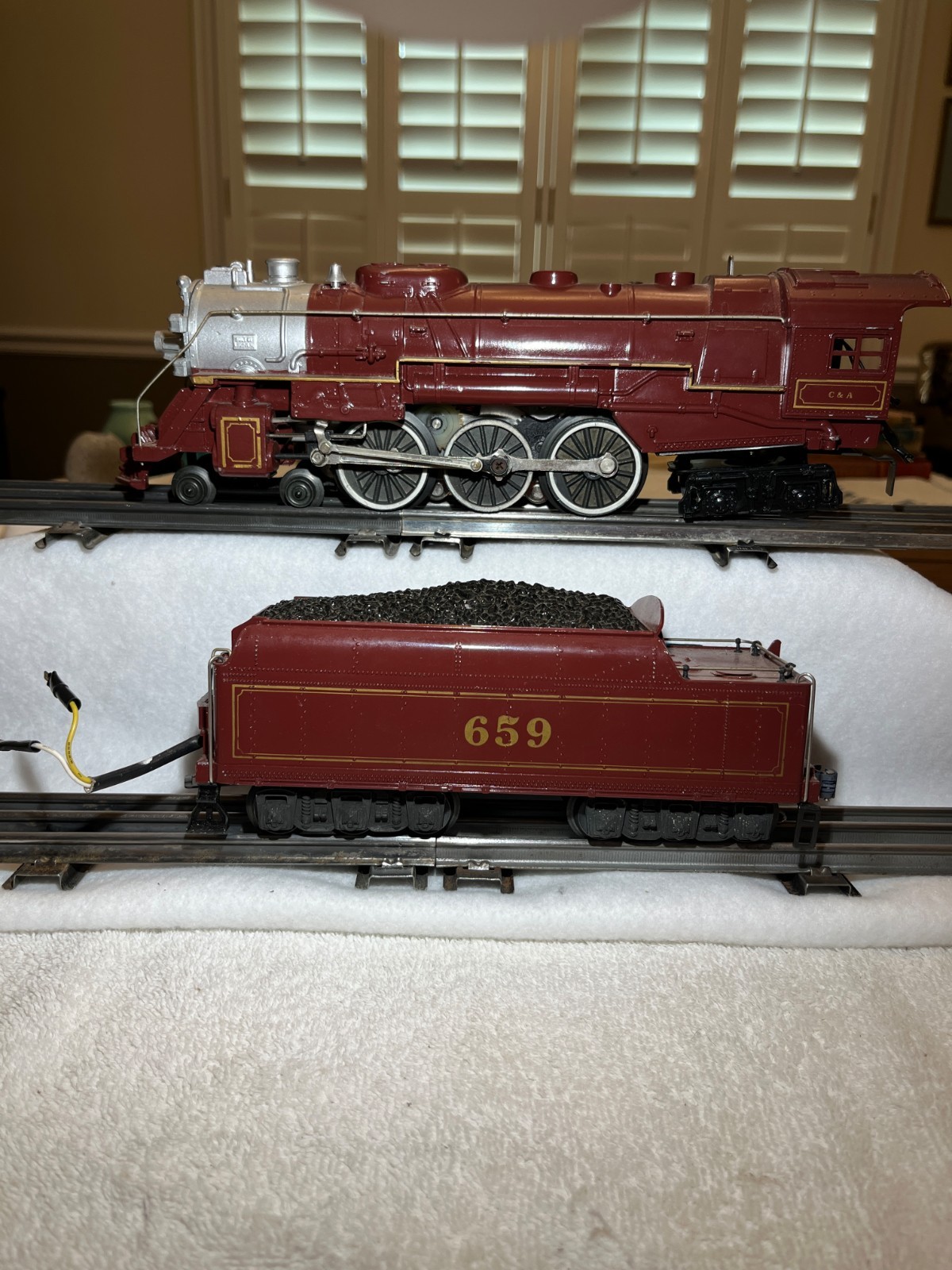 Lionel 6-8101 Chicago & Alton 4-6-4 Hudson Steam Locomotive #659